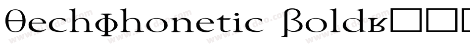 TechPhonetic Bold字体转换